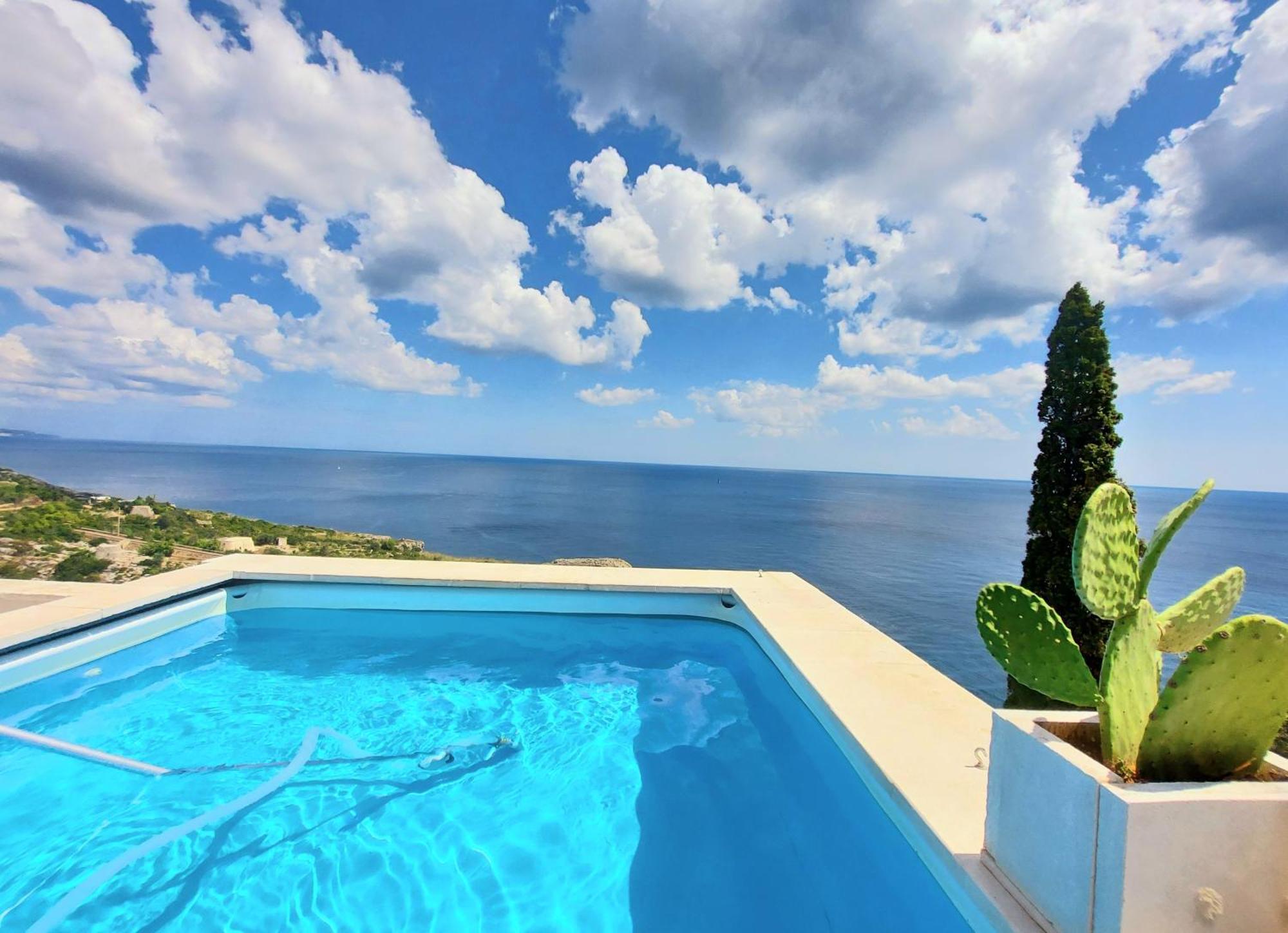 Blu Suite Cottage Sul Mare E Swimming Pool Tricase Ngoại thất bức ảnh